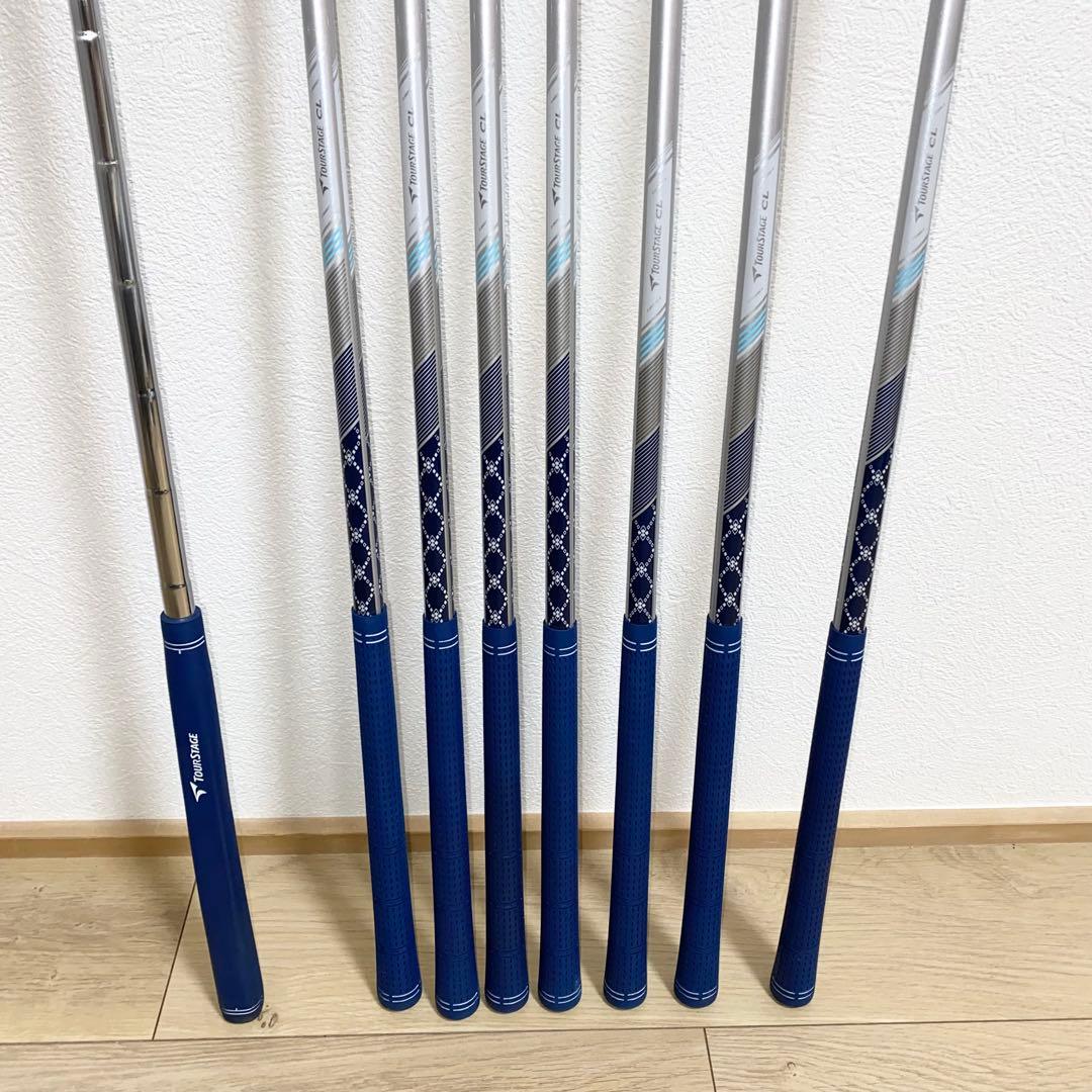 TOURSTAGE CLレディース用ゴルフクラブセット☆初心者キャディバッグ付