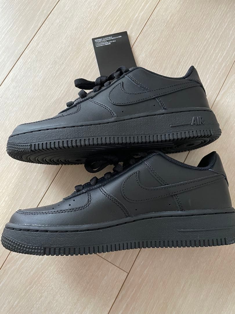 23.5cm エアフォース Air Force 1 LE GS ブラック