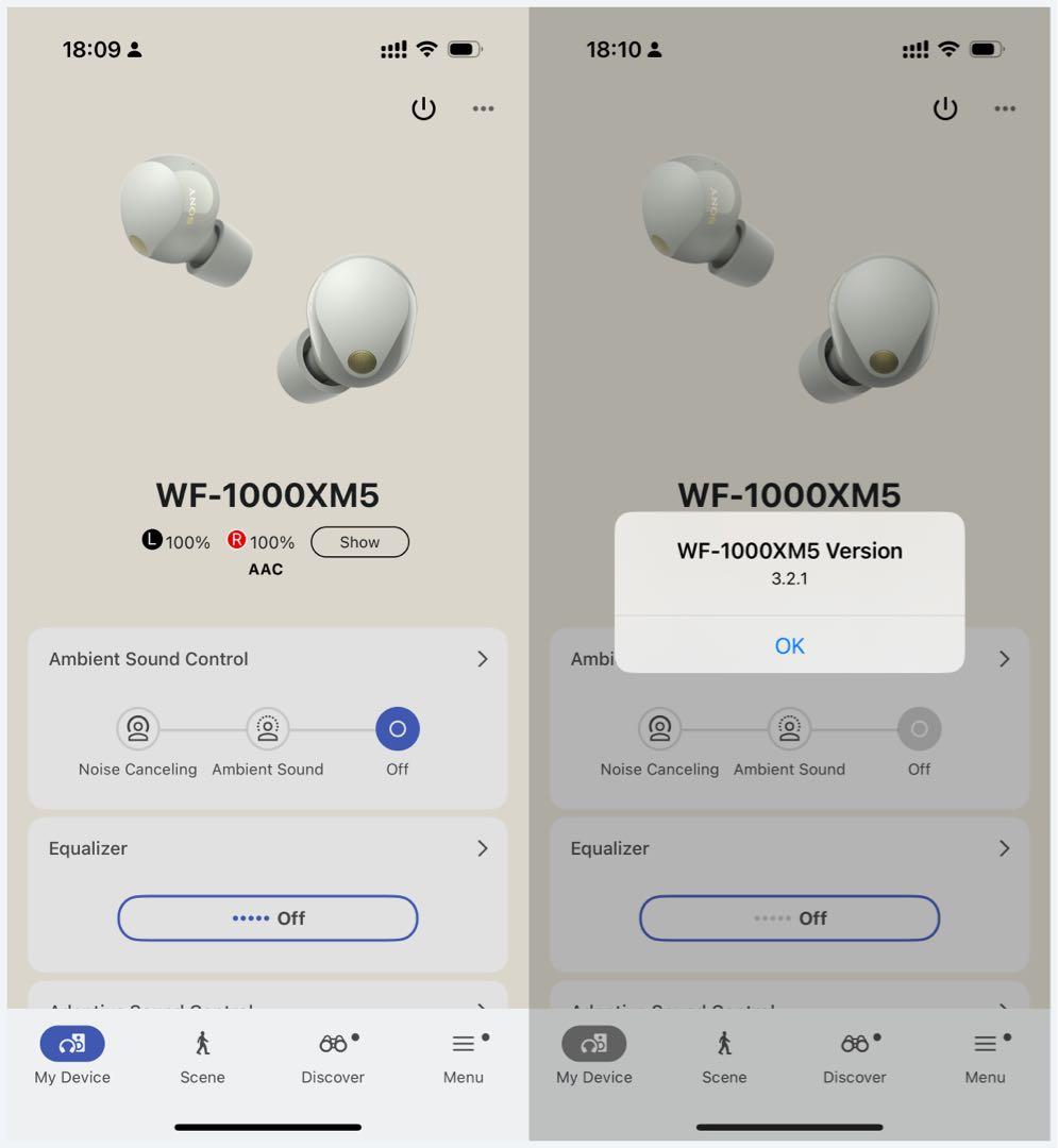 美品　SONY WF-1000XM5 プラチナシルバー