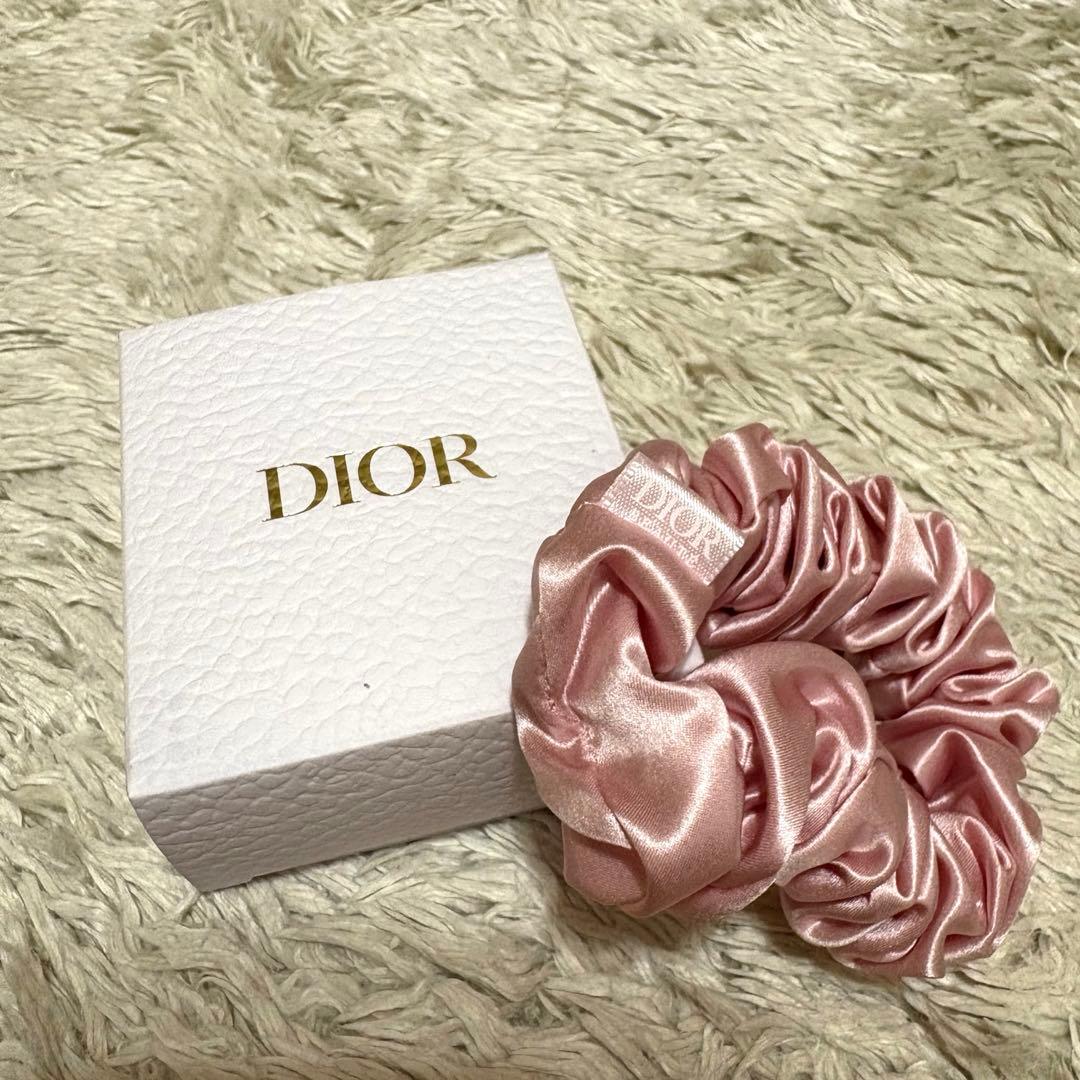 Dior ピアス(片耳)&ピンクサテンシュシュ&ブローチ　ギフトボックス付き