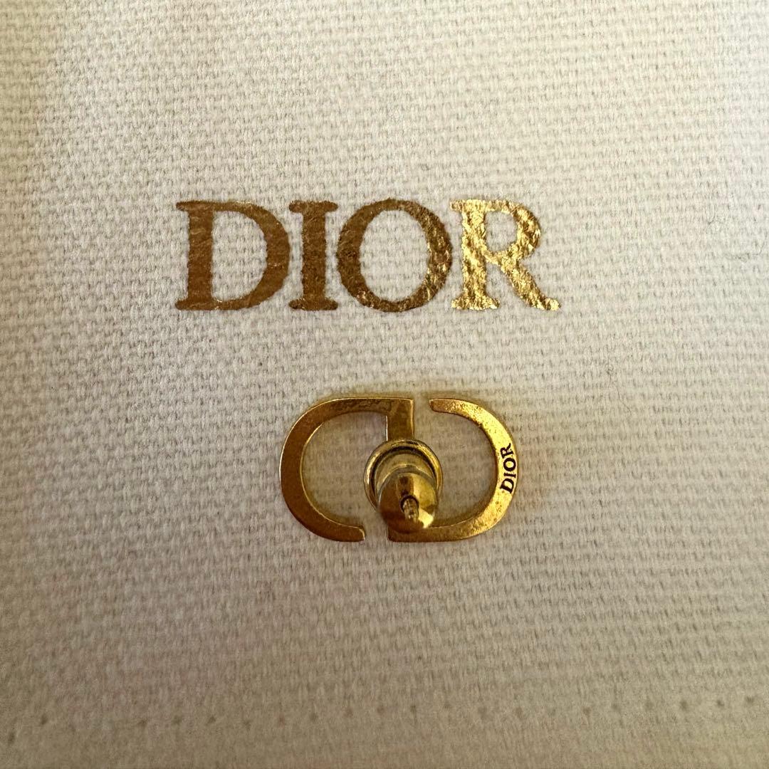 Dior ピアス(片耳)&ピンクサテンシュシュ&ブローチ　ギフトボックス付き