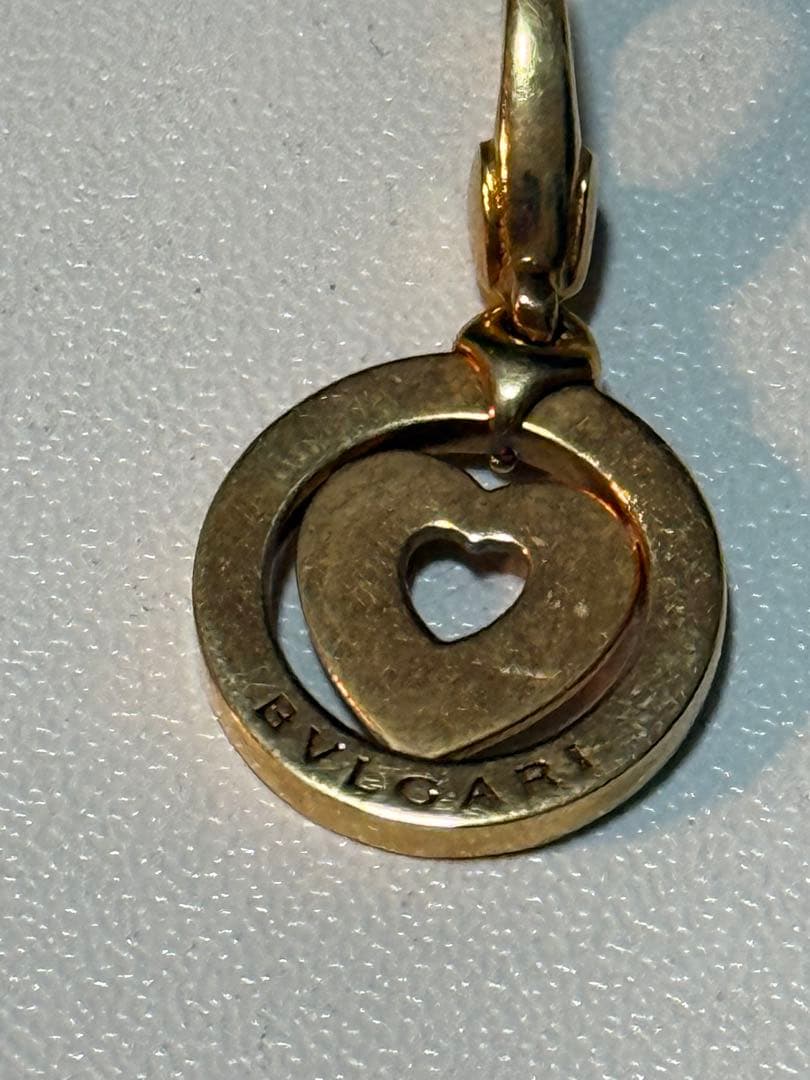 Bvlgari ブルガリ トンドハート ペンダントトップK18YG 値下げ⭕️