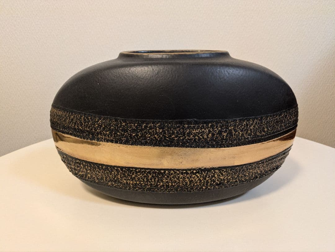 ヴィンテージ フラワーベース 陶器 ミッドセンチュリー ドイツ FatLava