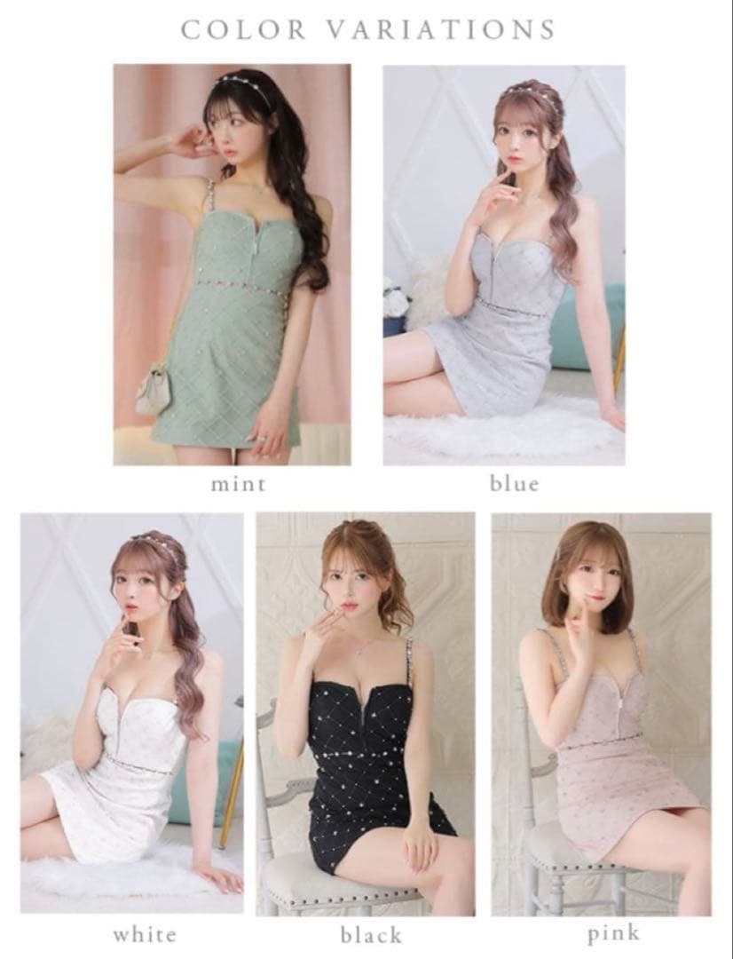 ROBE de FLEURS ブルードレス XSサイズ