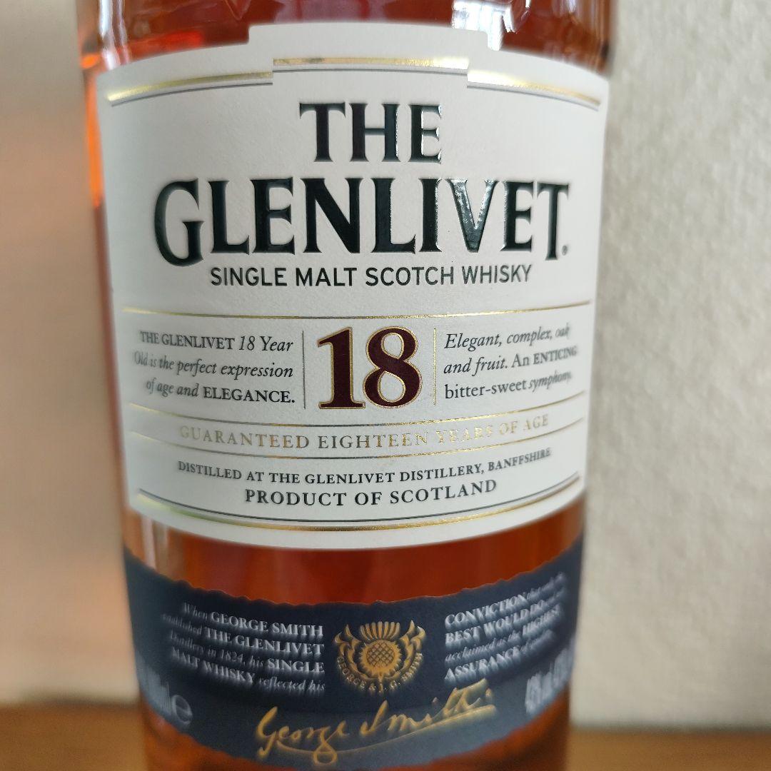 ウイスキー THE GLENLIVET 18 Year 1L 43%