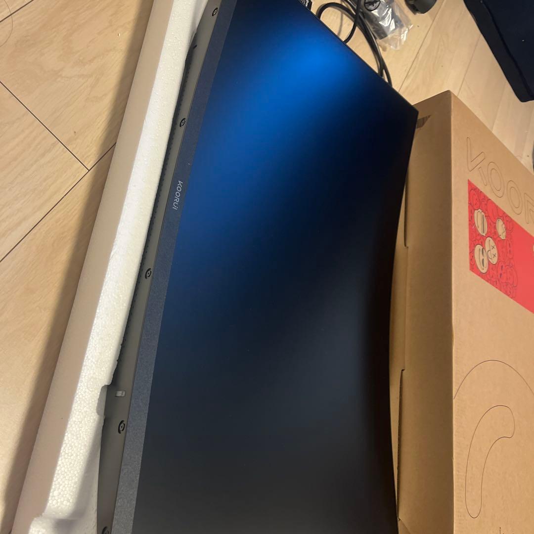 KOORUI ゲーミングモニター WQHD 27インチ 湾曲モニター180Hz