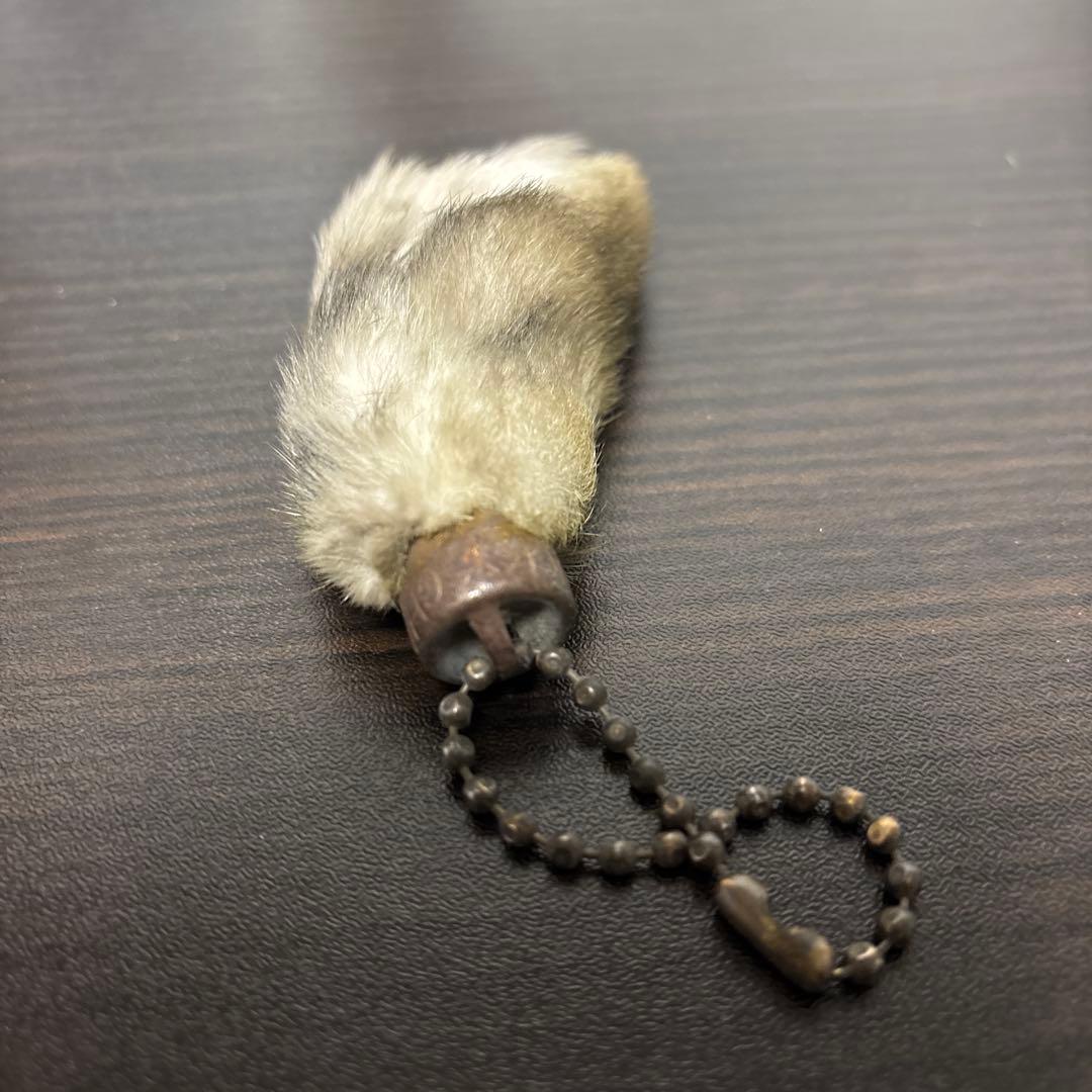 USA製 ヴィンテージラビットフット ラッキーチャーム