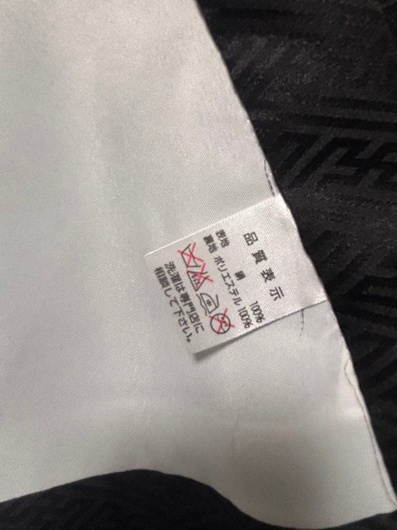 正絹　お宮参り.七五三　黒地 松に鷹兜