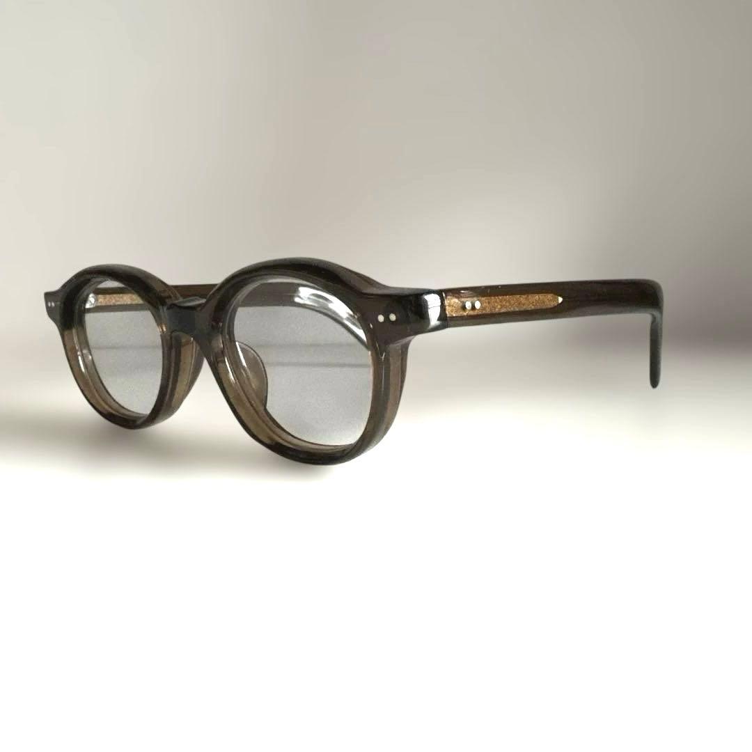 【美品】guepard　サングラス　アセテート　gp10　度なし　ケース付き