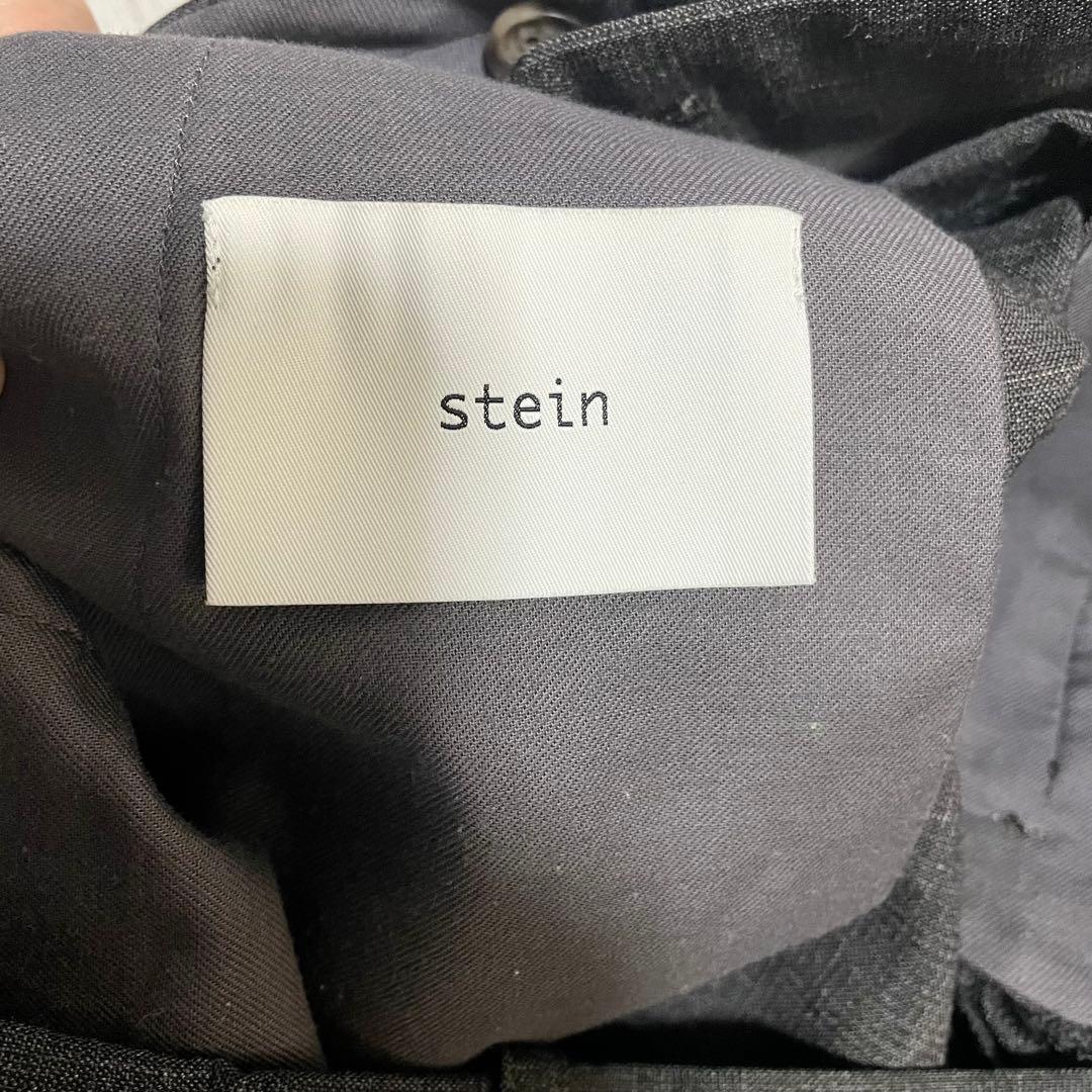 【美品】steinシュタイン テーラードジャケットセットアップ Sサイズ グレー