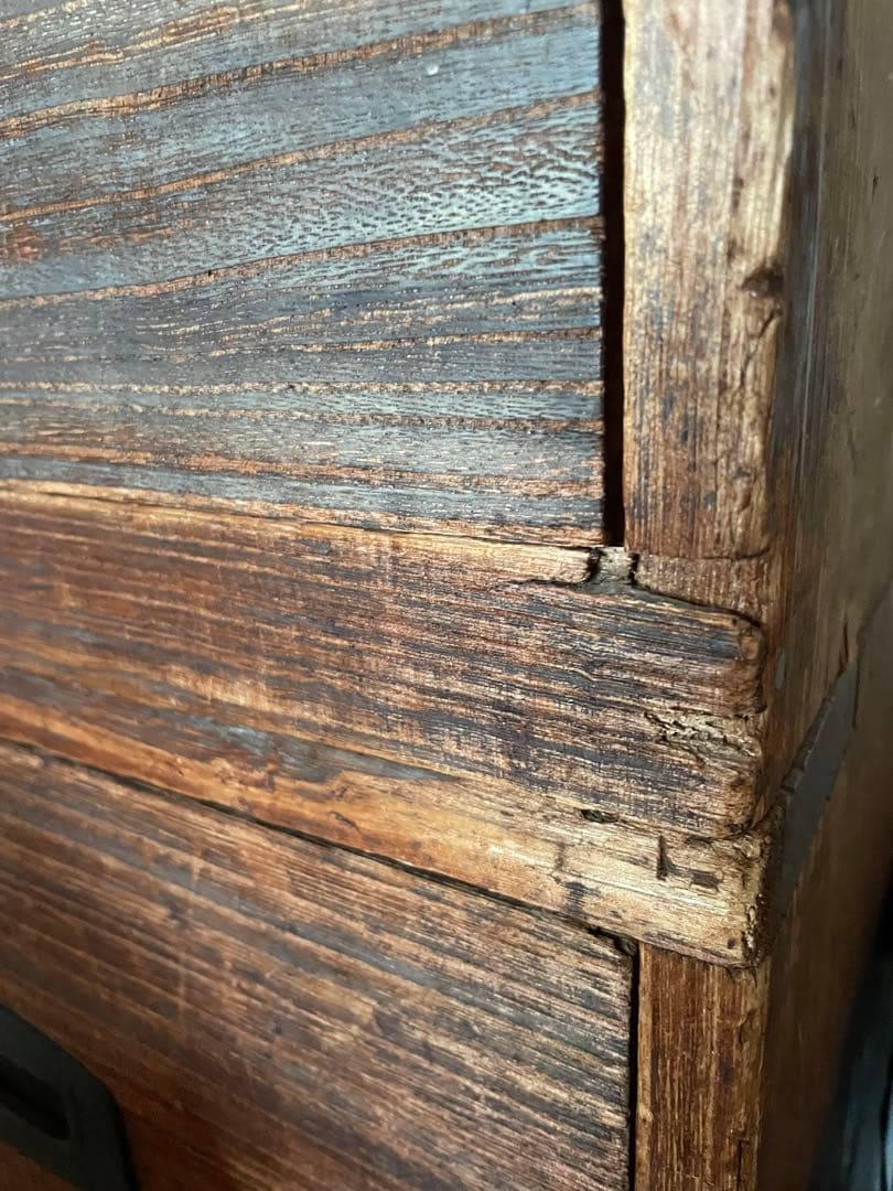 桐箪笥　5段　2+3段　レトロ　アンティーク　チェスト　和箪笥