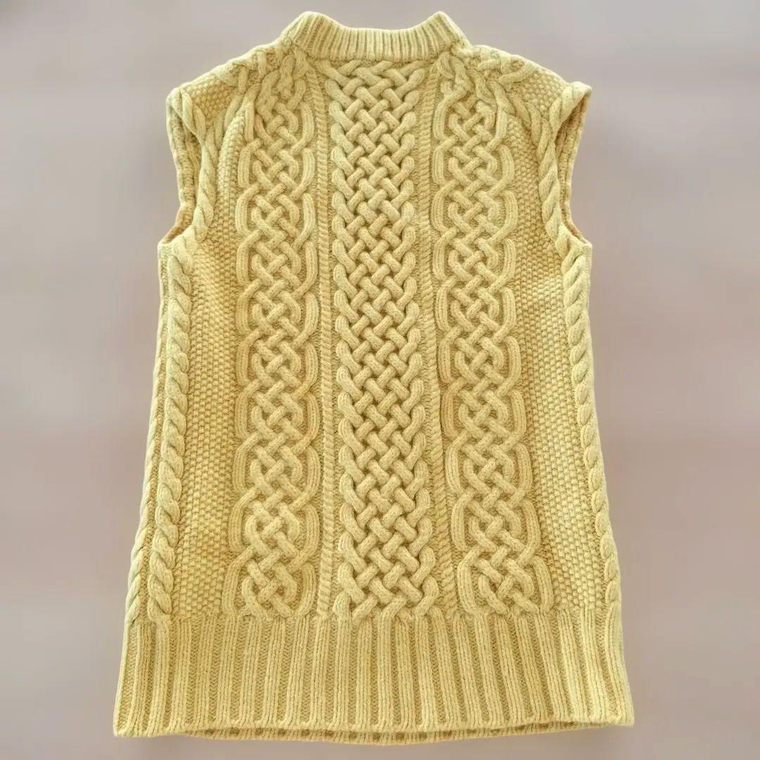 最安値　ドゥロワー　drawer アランベスト　69300円　カシミヤ　ニット