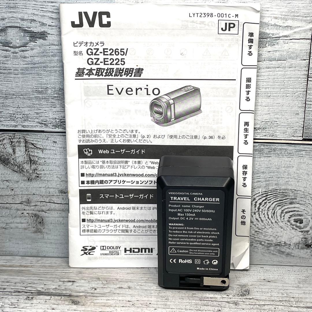 【美品】JVC KENWOOD ビデオカメラ EVERIO GZ-E265