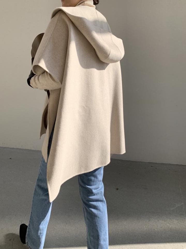 バースデーバッシュ ハンドメイド フード ポンチョ コート 羽織 F 1.8万