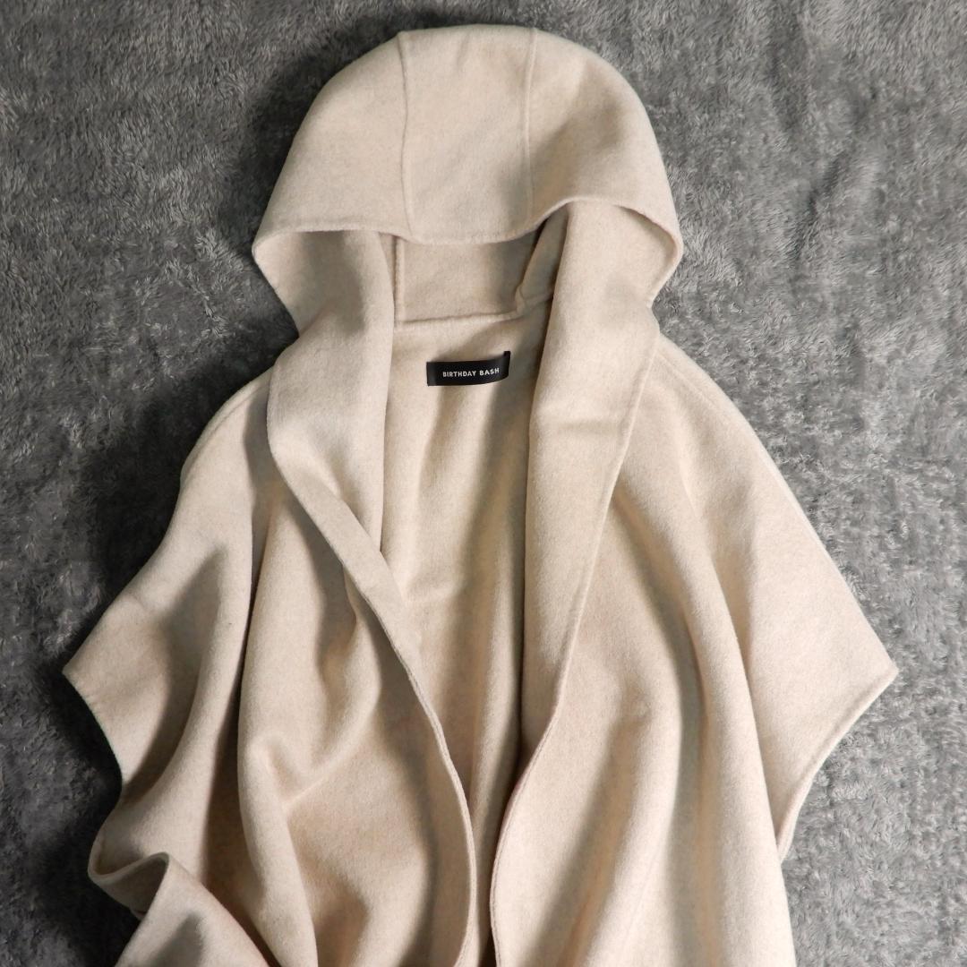 バースデーバッシュ ハンドメイド フード ポンチョ コート 羽織 F 1.8万