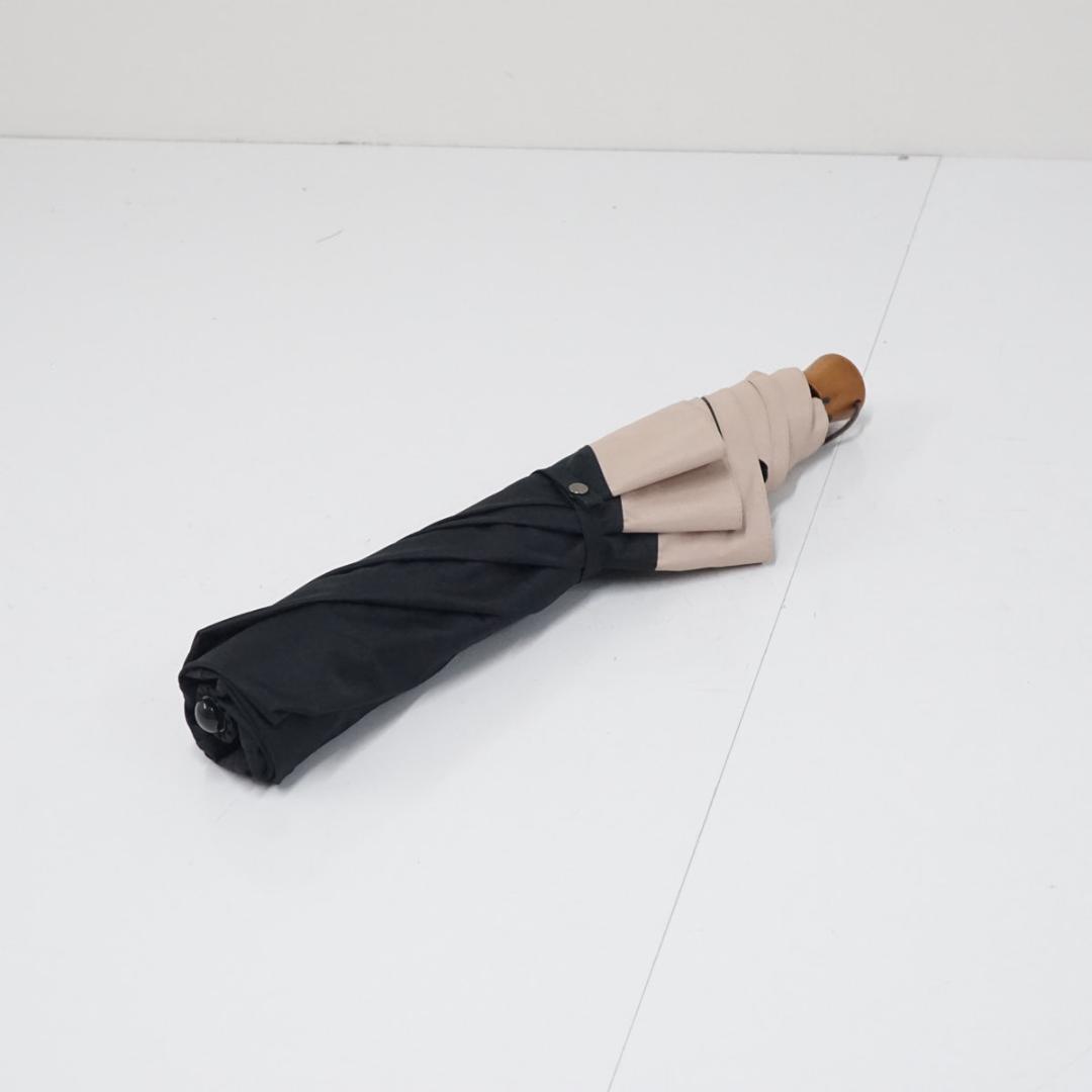 サンバリア100 折りたたみ日傘 USED美品 3段折 コンビ ブラック 高機能