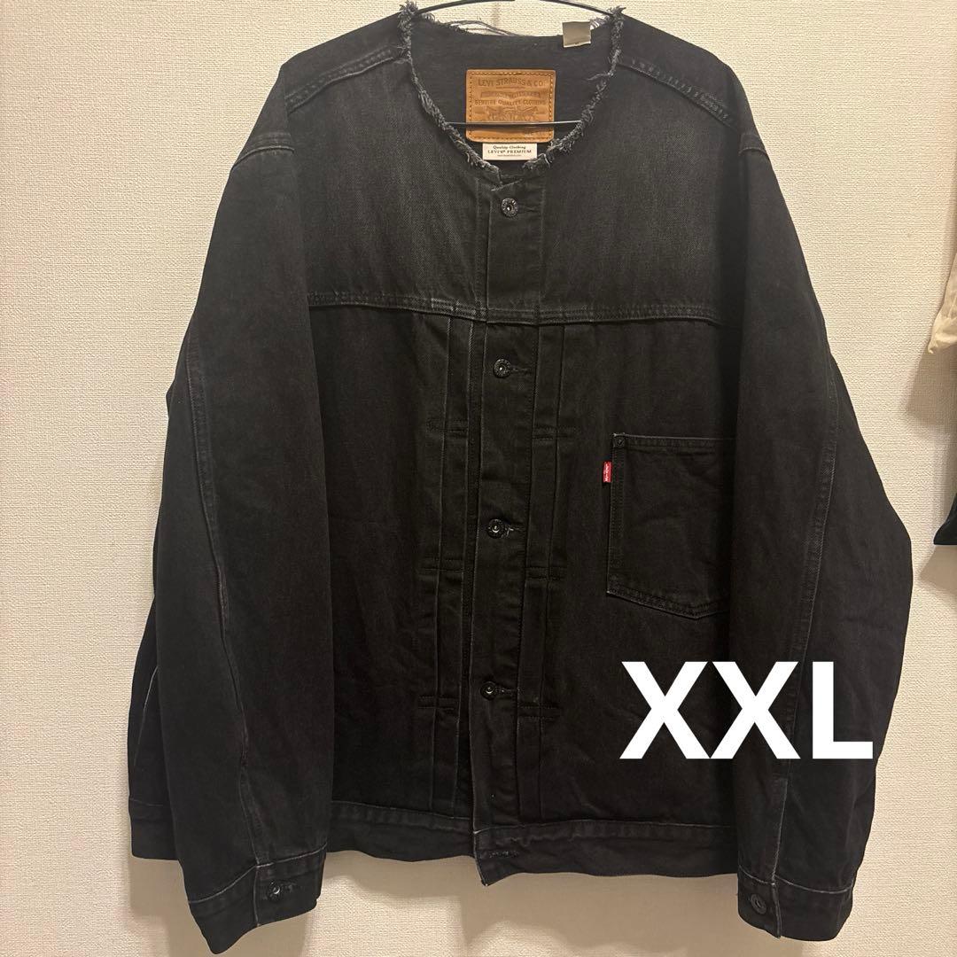 EDIFICE Levi's 別注デニムジャケット'COLLARLESS'