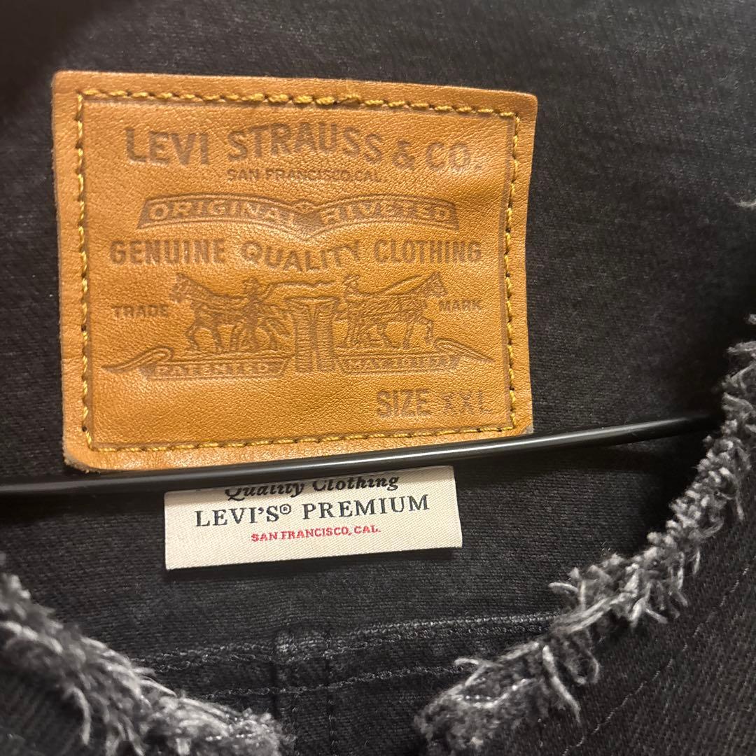 EDIFICE Levi's 別注デニムジャケット'COLLARLESS'