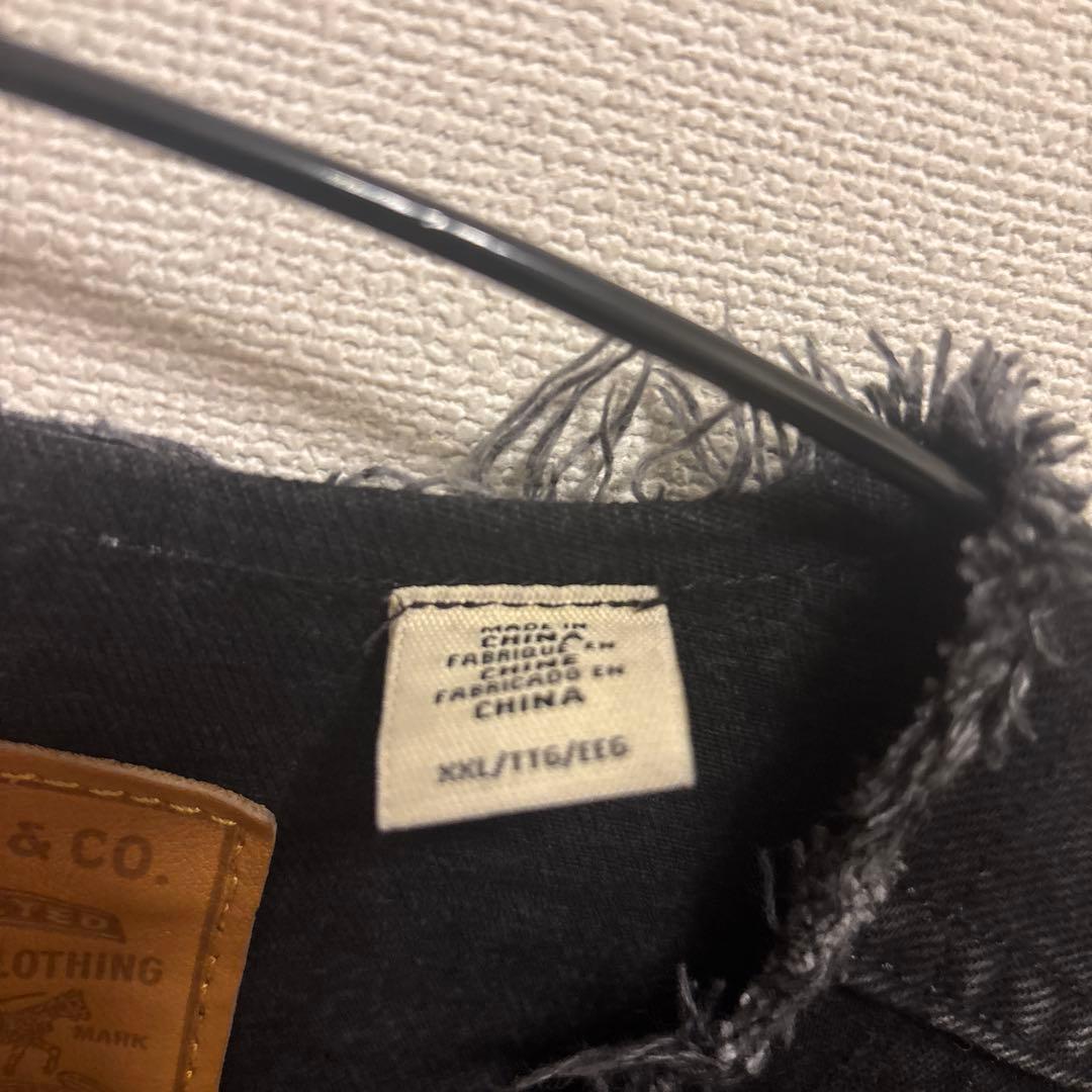 EDIFICE Levi's 別注デニムジャケット'COLLARLESS'