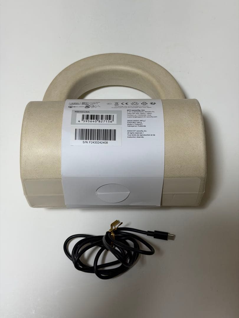 【美品】NTTソノリティ MBH001 WA ライトグレイ nwm ONE