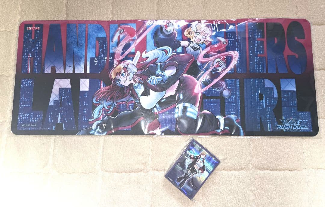遊戯王ラッシュデュエル　プレイマット ハンディーレディ+ハンディーレディスリーブ