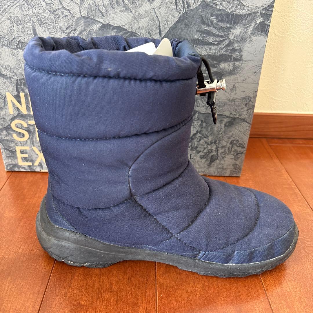 美品ノースフェイスTHE NORTH FACEヌプシ ブーツ24cm防寒ネイビー
