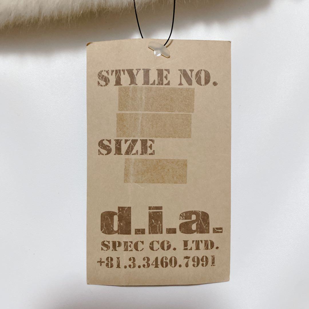 d.i.a. レオパード柄ファーコート サイズF Y2K