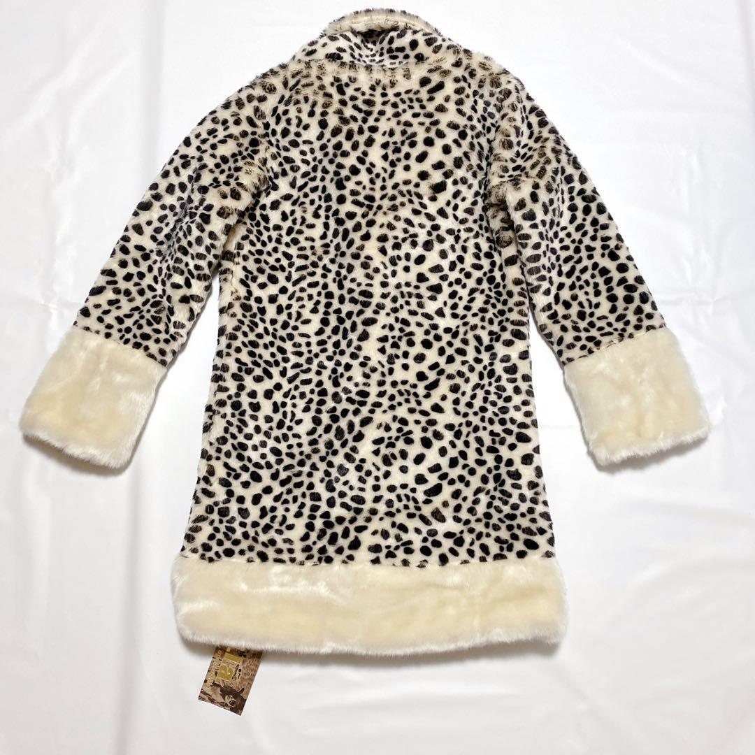 d.i.a. レオパード柄ファーコート サイズF Y2K
