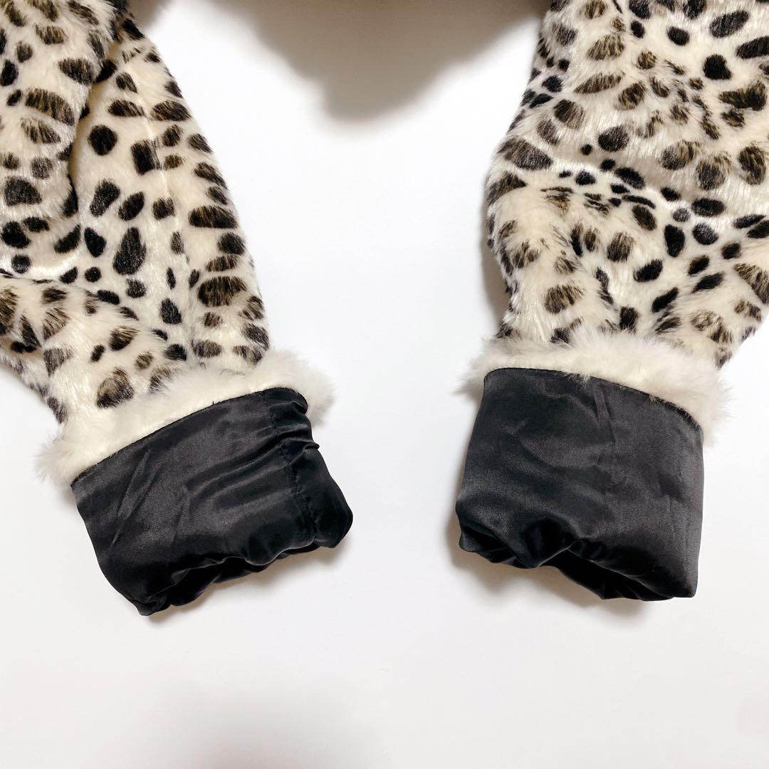 d.i.a. レオパード柄ファーコート サイズF Y2K