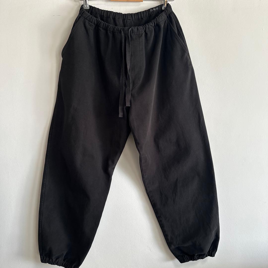 美品 COMOLI 24AW 製品染 ジャケット&パンツ サイズ1 ブラック