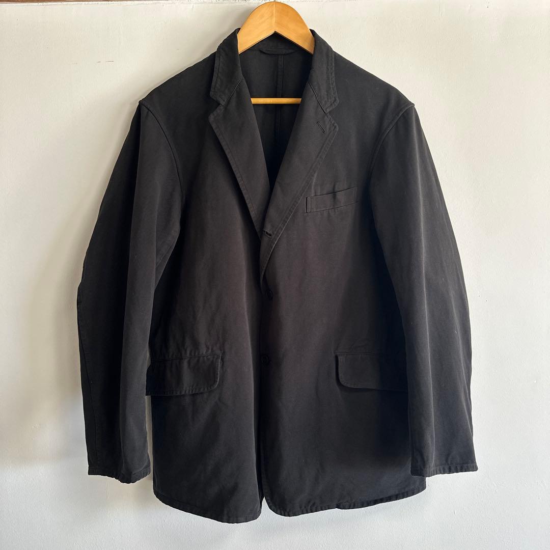 美品 COMOLI 24AW 製品染 ジャケット&パンツ サイズ1 ブラック