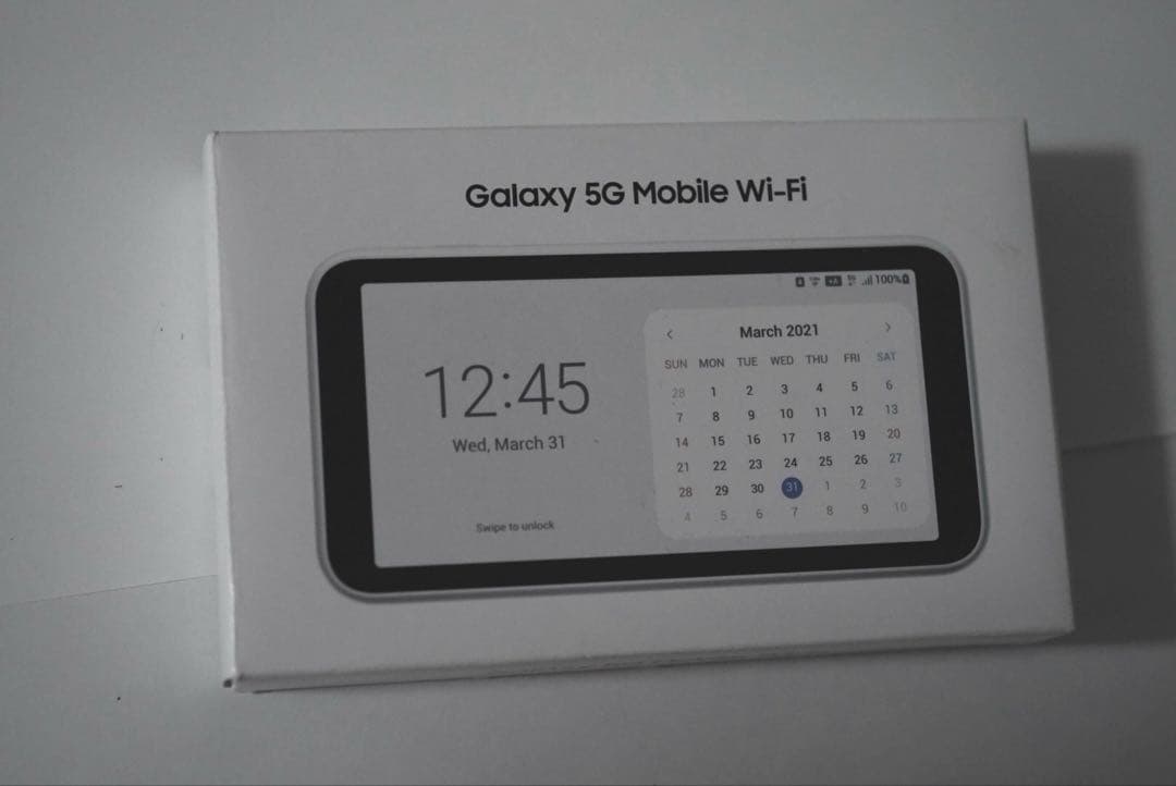 Galaxy 5G Mobile Wi-Fi SCR01 未使用品
