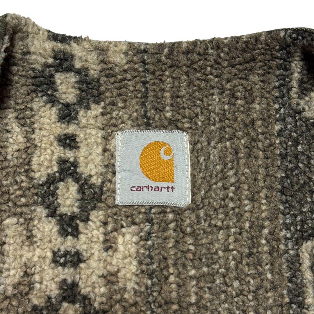 希少 90s Carhartt サウスウエスト ネイティブ ボア ダック ベスト