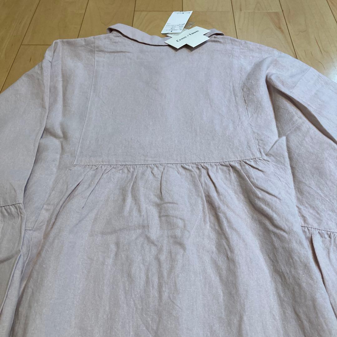 ⭐︎ほうじ茶☆新品タグ付きsm2クロスリネンショールカラーワンピースMピンク