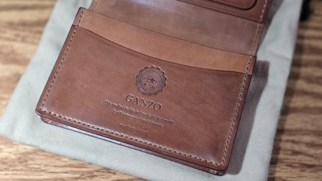 GANZO SHELL CORDOVAN 2 (シェルコードバン2) 名刺入れ