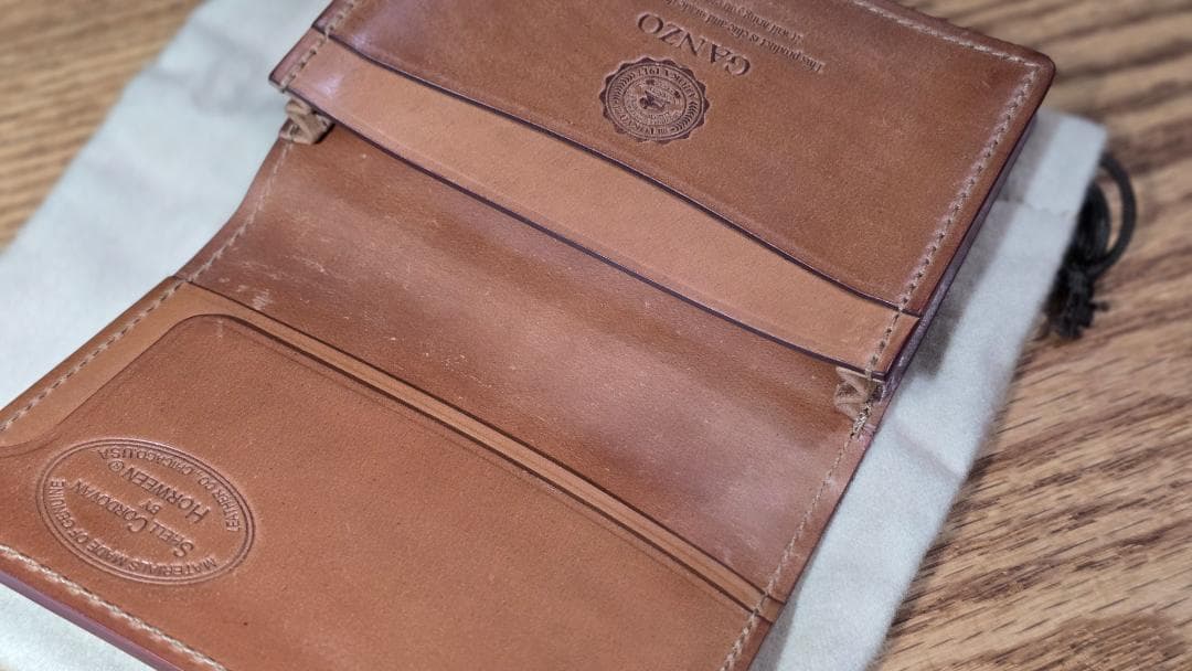 GANZO SHELL CORDOVAN 2 (シェルコードバン2) 名刺入れ
