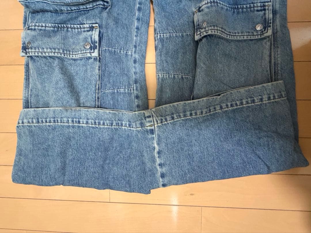 DIESEL カーゴ ワイド デニム パンツ P-MIRTA-OUT 23