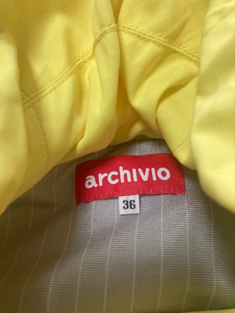 (美品)アルチビオarchivio 蓄熱中綿ワンピース サイズ36