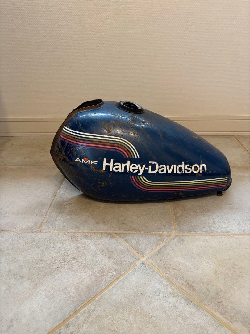 1975年 オリペン 青 ハーレー アエルマッキ タンク ジャンク