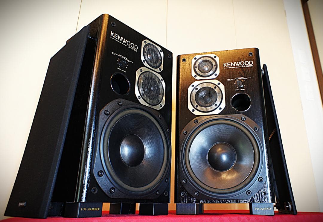 【超美品】KENWOODスピーカー LS-500D ブラック調 整備良品