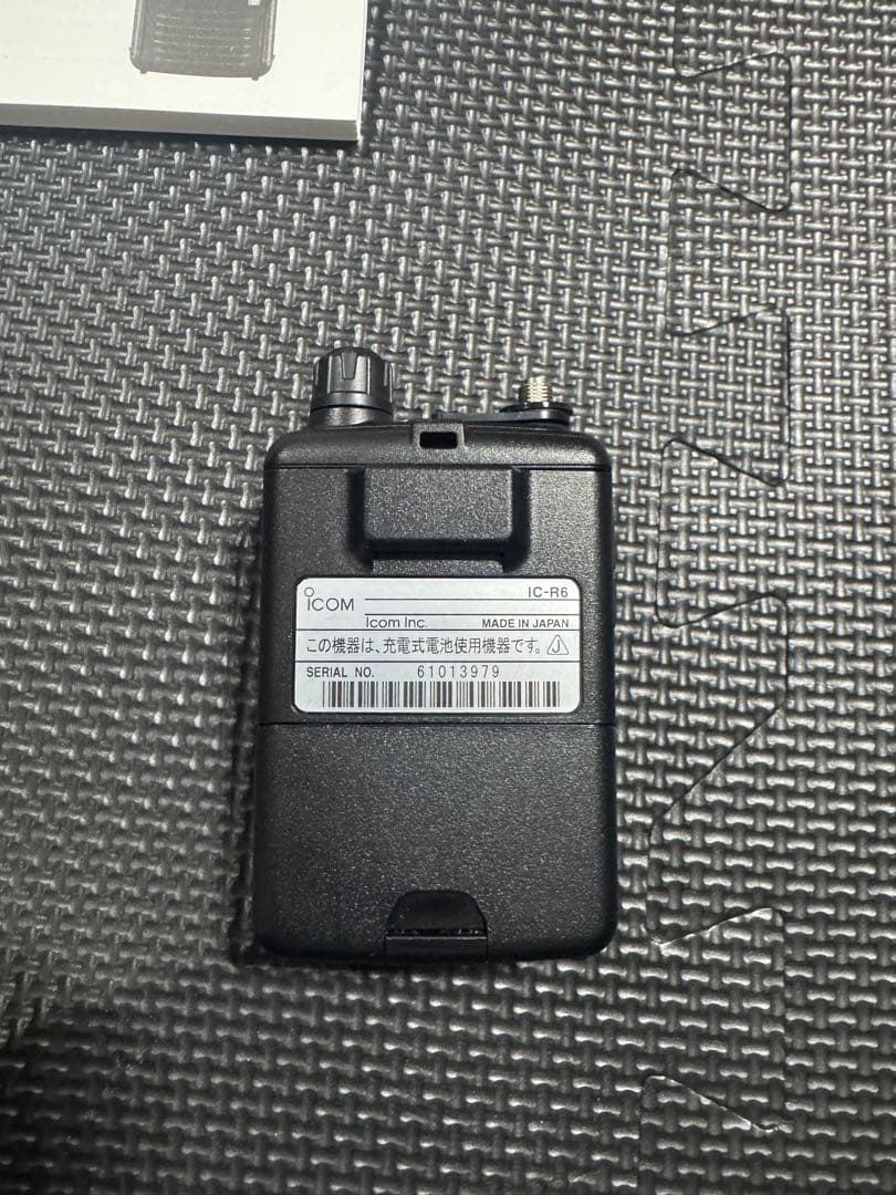 ICOM IC-R6 エアバンドスペシャル　USB充電ケーブル付