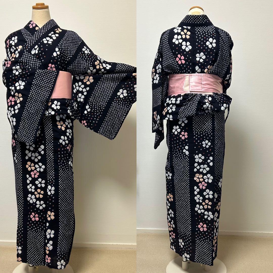 【浴衣】有松絞り二部式70301