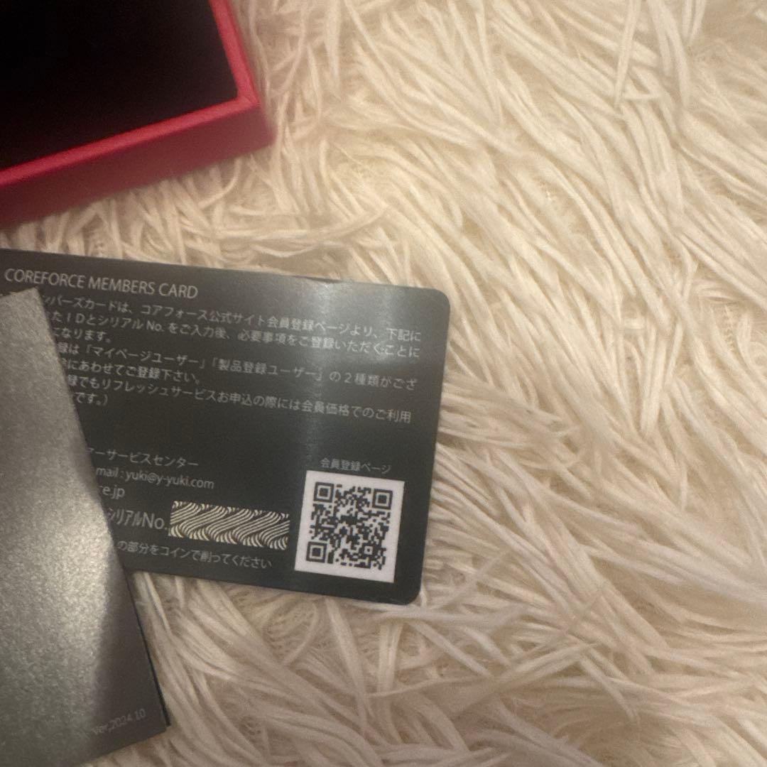 COREFORCE ブラックビーズブレスレット70 新品