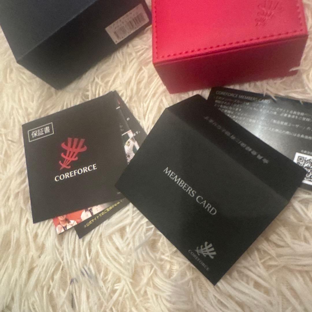 COREFORCE ブラックビーズブレスレット70 新品