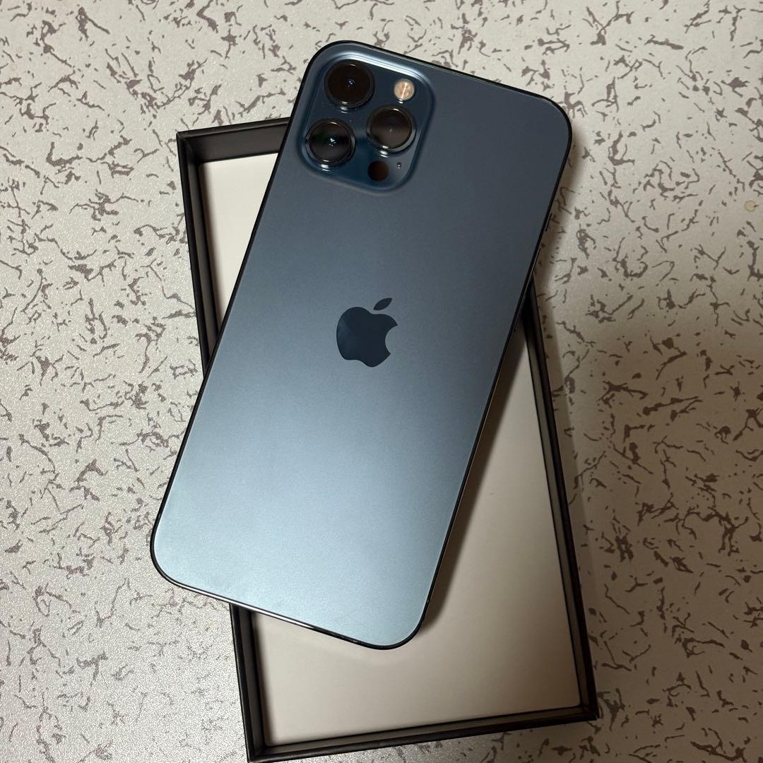 Apple iPhone 12 PROMAX パシフィックブルー本体 128GB