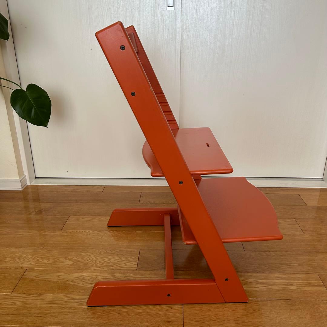 れんこん　新型　ストッケ トリップトラップ オレンジ　No4