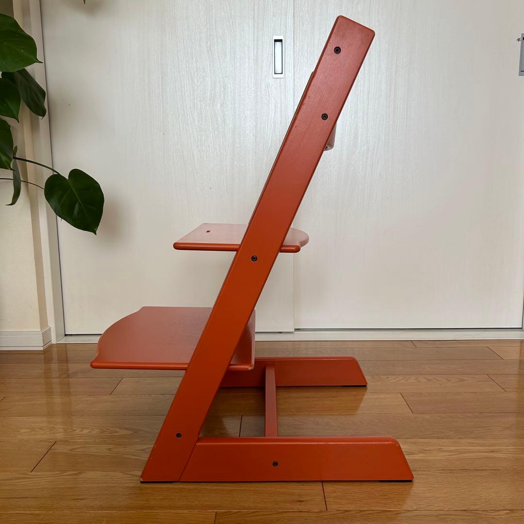 れんこん　新型　ストッケ トリップトラップ オレンジ　No4