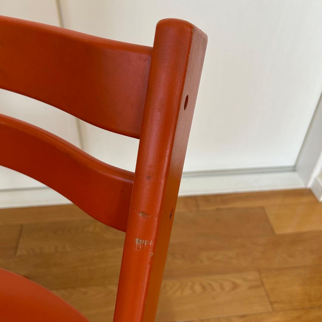 れんこん　新型　ストッケ トリップトラップ オレンジ　No4