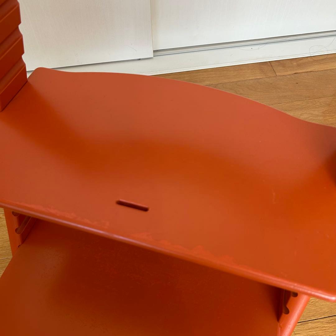 れんこん　新型　ストッケ トリップトラップ オレンジ　No4