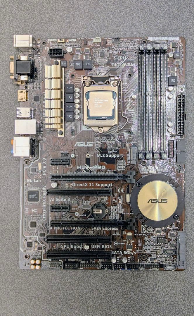 【セット】ASUS H97-PRO、i5-4690k、GTX-1060OC、他